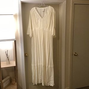 Knox Rose Maxi Dress Size XL Cream